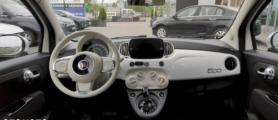 Fiat 500 cena 48500 przebieg: 39059, rok produkcji 2020 z Płoty małe 121